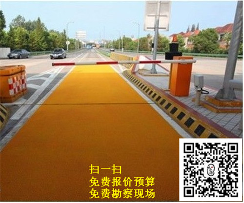 河南高速路收费口防滑路面修补,服务区